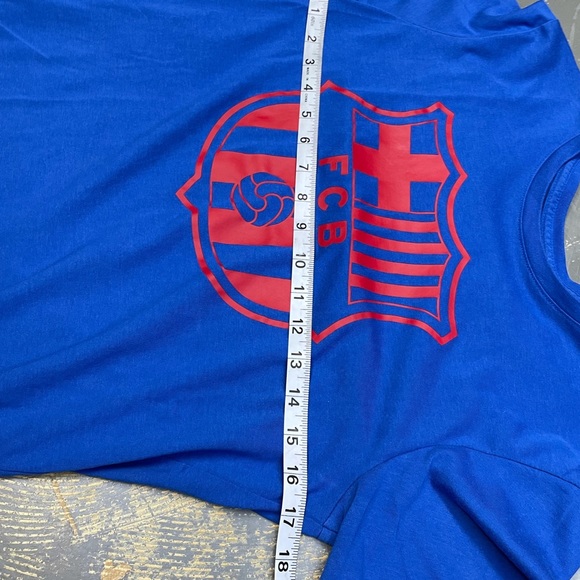 Nike Barcelona Soccer Shirt 832717-480 Small World Cup Spain FCB Royal Blue - Picture 5 of 8